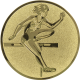 Alu emblem embossed gold 25mm - hurdles ladies