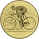 Aluminum emblem embossed gold 50mm - Road bike