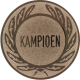 Aluemblem geprägt bronze 25mm - Kampioen