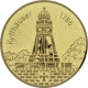 Alu emblem embossed gold 50mm - Kyffhäuser