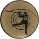 Emblème en alu gaufré bronze 25mm - balancier de fouet