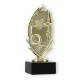 Pokal Kunststofffigur Basketballkranz gold auf schwarzem Marmorsockel 17,8cm