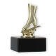Trophy plastic figure skate gold on black marble base 10.4cm