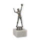 Trophée plastique joueuse de volley-ball résinées sur socle marbre blanc 20,0cm LE        