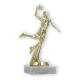 Pokal Kunststofffigur Basketballspieler gold auf weißem Marmorsockel 17,0cm