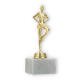 Trophy plastic figure Drill Team gold on white marble base 17,8cm