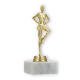 Trophy plastic figure Drill Team gold on white marble base 16,8cm