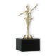 Pokal Kunststofffigur Ballerina gold auf schwarzem Marmorsockel 15,4cm