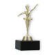 Pokal Kunststofffigur Ballerina gold auf schwarzem Marmorsockel 14,4cm
