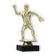 Pokal Kunststofffigur Softballspieler gold auf schwarzem Marmorsockel 16,3cm