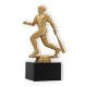 Pokal Kunststofffigur Baseballspieler goldmetallic auf schwarzem Marmorsockel 16,7cm