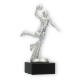 Trophy plastic figure basketball player silver metallic on black marble base 18,0cm