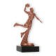 Pokal Kunststofffigur Basketballspieler bronze auf schwarzem Marmorsockel 17,0cm