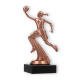 Coupe Figurine en plastique joueuse de basket-ball bronze sur socle en marbre noir 16,5cm