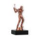 Pokal Kunststofffigur Golf Herren bronze auf schwarzem Marmorsockel 16,0cm