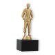 Trophy plastic figure Judo men gold metallic on black marble base 17,0cm