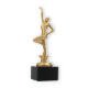 Pokal Kunststofffigur Jazz Dance goldmetallic auf schwarzem Marmorsockel 21,7cm