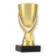 Coppa Sonja colore oro di dimensioni 15,0cm