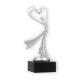 Trophies Plastic figure Modern Dance silver metallic on black marble base 18,5cm