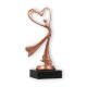 Trophées Figure plastique Danse moderne bronze sur socle en marbre noir 17,5cm