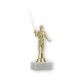 Trophy plastic figure Baitcaster gold on white marble base 26,0cm