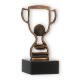 Coppa Contour figura Trofeo oro antico su base di marmo nero 15,1cm