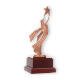 Victory Figure Victoria bronze sur socle en bois couleur acajou 23,8cm