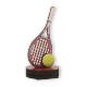 Trofeo raqueta de tenis de madera 22,0cm