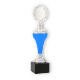 Trofeo Vince azul neón tamaño 27,5cm