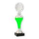 Trofeo Vince verde neón tamaño 25,5cm