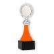 Coppa Lino arancione neon di dimensioni 22,0cm