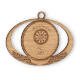 Wooden medal Alina oak veneer in size 6.0 cm