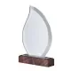 Glass trophy Dana in size 23,0cm