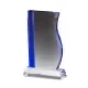 Glass trophy Zala in size 24,0cm