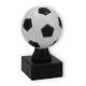 Pokal Kunststofffigur Fußball auf schwarzem Marmorsockel 13,0cm