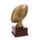 Trophies Resin figure Football on mahogany-colored wooden base 37,0cm