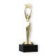 Trophy plastic figure star venus gold on black marble base 20,8cm