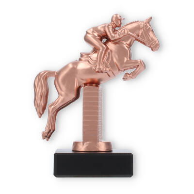 Figurine Cheval de saut d'obstacle et sa cavalière