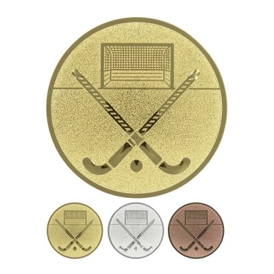 Embossed aluminum emblem - Hockey