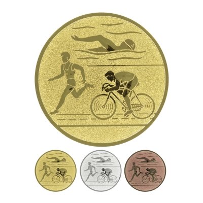 Aluinsert stamped - triathlon