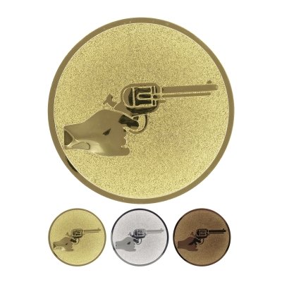 Embossed aluminum emblem - Revolver