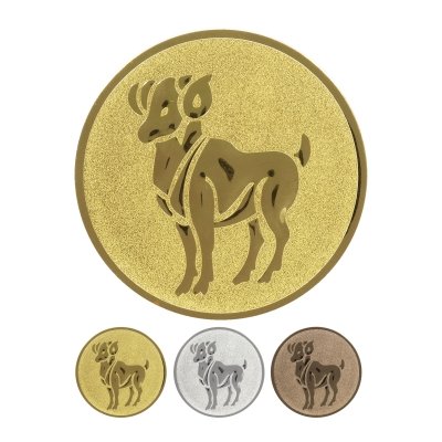 Embossed aluminum emblem - Aries