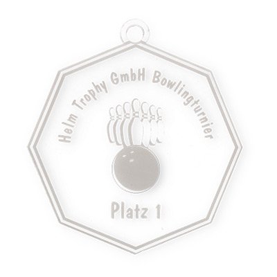 Médaille acrylique Hagen
