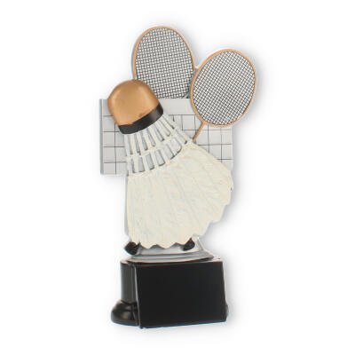 Pokal Badminton Resinfigur