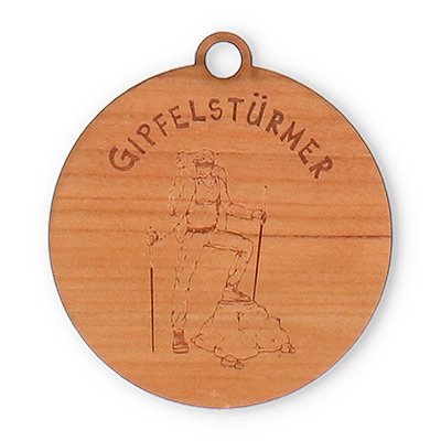 Wood medal Vera cherry veneer