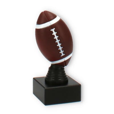 Trophies Plastic figure football on black marble base