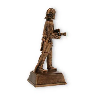 Pokal Feuerwehrmann Resinfigur
