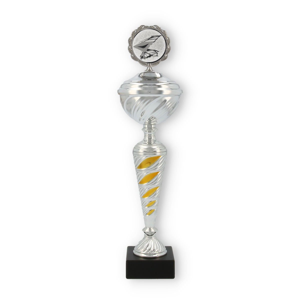 Pokal Drachenflieger Amar silberfarben - Helm Trophy