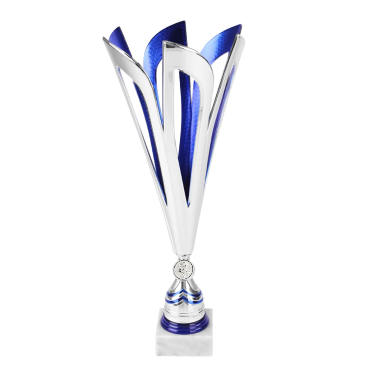 Pokal Frauentragen Pablo silberfarben 25 mm - Helm Trophy